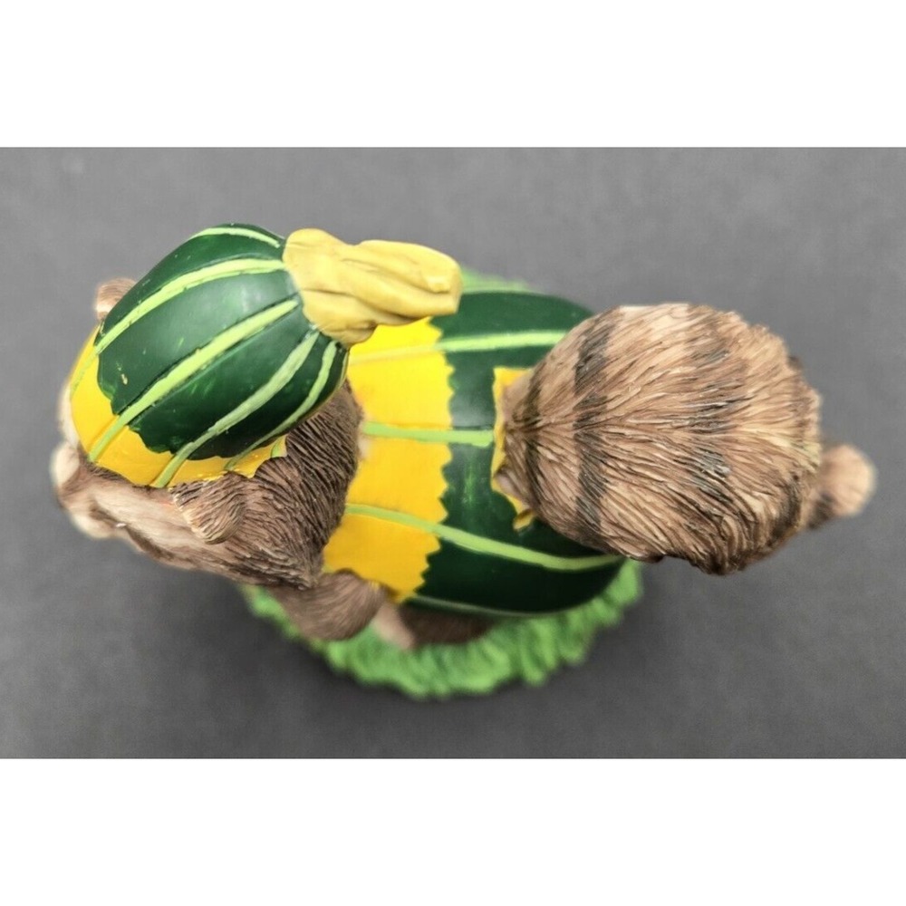 Charming Tails REGINALD'S GOURD COSTUME Raccoon Figurine Signed DEAN GRIFF - Picture 8 of 12